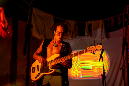 FARO, PORTUGAL: 9th SEPTEMBER, 2023 - Jam Sessions from several musicians performing on Music...