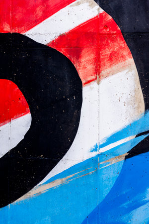Background texture of a spray painted colored cement wall.の写真素材