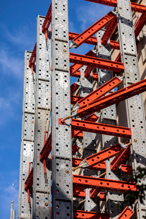 View of a robust Steel structure.の写真素材