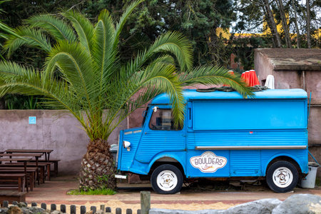 LAGOS, PORTUGAL - 12th AUGUST 2024: View of the entrance of the Zoo of Lagos in the city of Lagos, Portugal.のeditorial素材