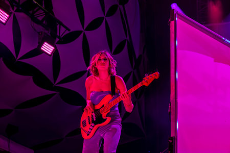 FARO, PORTUGAL: 6th SEPTEMBER, 2024 - Music artist, Marisa Liz, performs on Festival F, a big festival on the city of Faro, Portugal.のeditorial素材