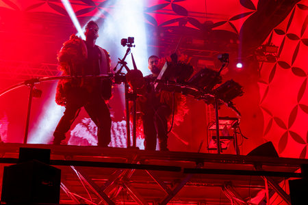 Karetus artist performing on Music Festival.のeditorial素材