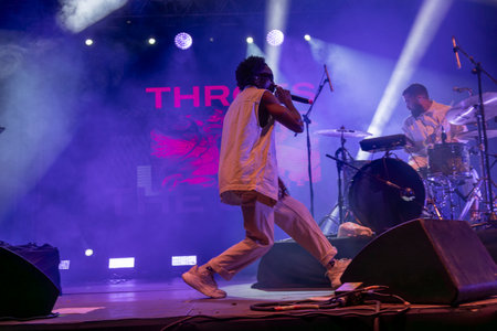 Throes and the Shine artist performing on Music Festival.のeditorial素材