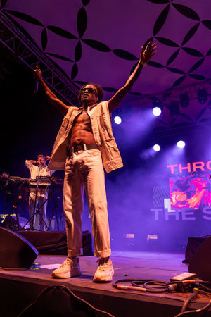 Throes and the Shine artist performing on Music Festival.のeditorial素材