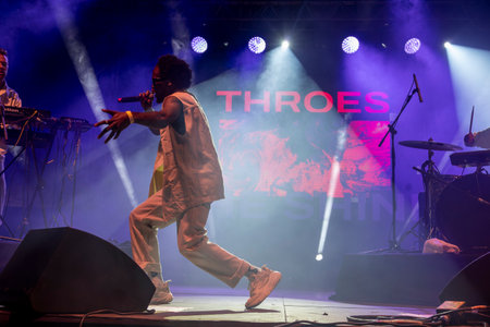 Throes and the Shine artist performing on Music Festival.のeditorial素材