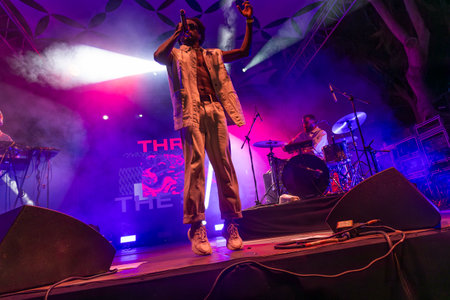 Throes and the Shine artist performing on Music Festival.のeditorial素材