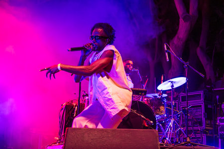 Throes and the Shine artist performing on Music Festival.のeditorial素材