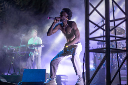 Throes and the Shine artist performing on Music Festival.のeditorial素材