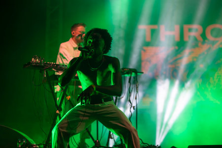 Throes and the Shine artist performing on Music Festival.