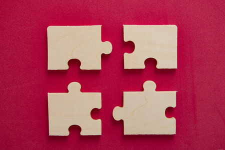 teamwork and puzzle pieceの写真素材