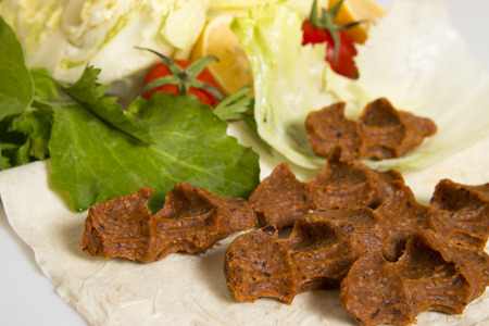 Raw meatball of Adiyamanの写真素材