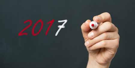 new year banner 2017の写真素材