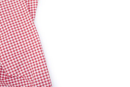 red plaid tablecloth, picnic backgroundの写真素材