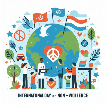 International Day of Remembrance and Reconciliation. Vector illustration.のイラスト素材