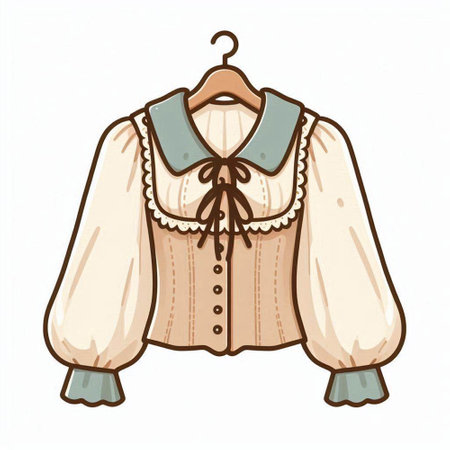 Vector image of a jacket on hanger isolated on white background.のイラスト素材