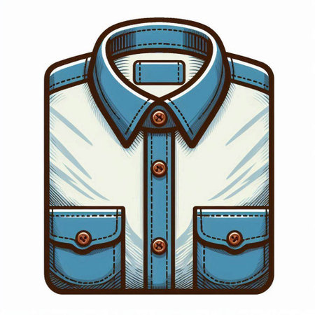 Shirt icon. Clothes wear fashion and style theme. Isolated design. Vector illustrationのイラスト素材
