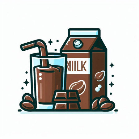 Coffee and milk vector illustration. Hand drawn doodle style.のイラスト素材