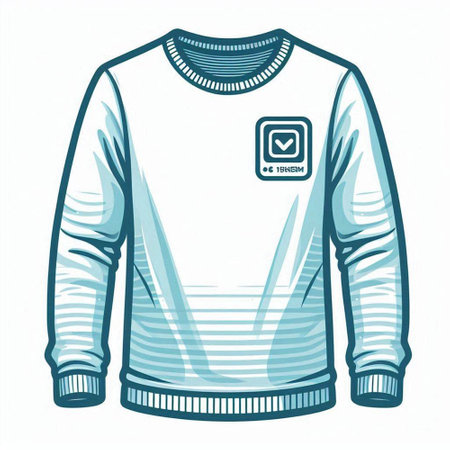 Soccer jersey. Vector illustration of a soccer jersey on a white backgroundのイラスト素材