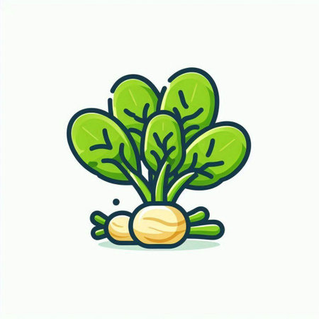 Vegetable icon, vector illustration, flat design, isolated on white background.のイラスト素材