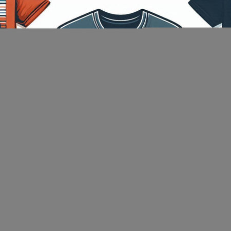 T-shirt mockup design, vector illustration eps 10.のイラスト素材