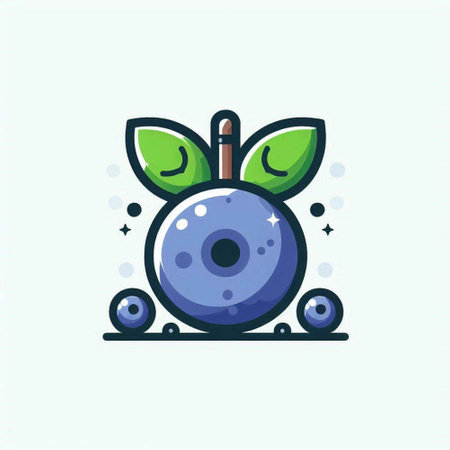 Fruit and berry icon. Vector illustration in flat style.のイラスト素材