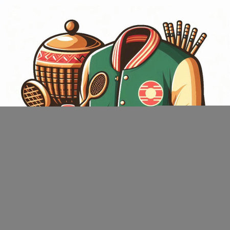 Hand drawn vector illustration of a chef's hat with a set of utensilsのイラスト素材