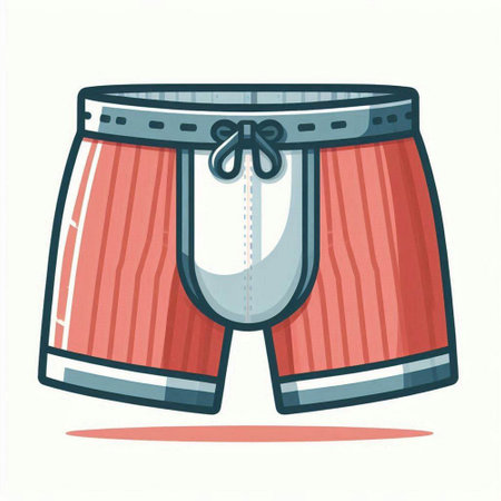 Men's Underpants. Vector illustration in doodle style.のイラスト素材
