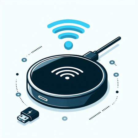 Wireless connection concept. 3d isometric vector illustration. Wireless connection concept.のイラスト素材