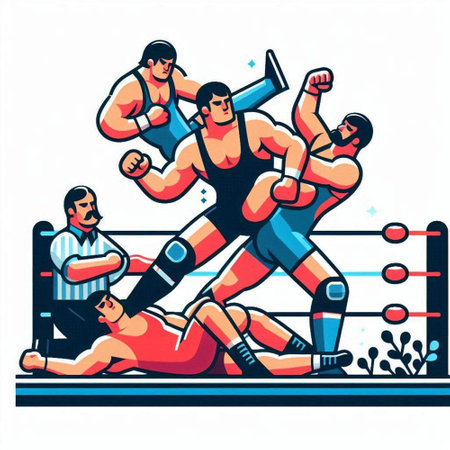 Muay thai, Thai boxing, Thai boxing vector illustration.のイラスト素材