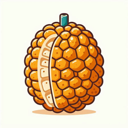 Fresh lychee fruit isolated on white background. Vector illustration.のイラスト素材