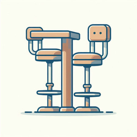 Barbershop chair vector illustration. Barbershop chair icon.のイラスト素材