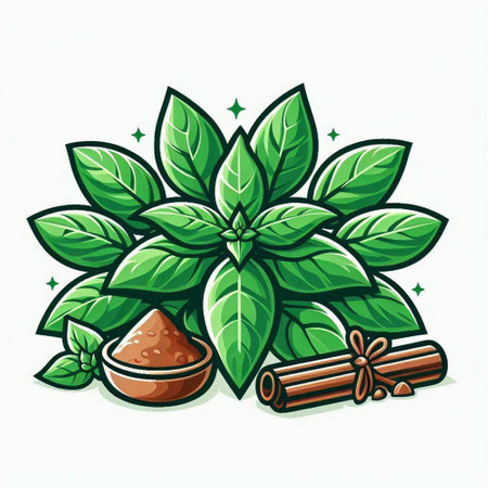 Herbs and spices icon. Herbs and spices vector illustration.のイラスト素材