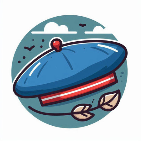 Vector illustration of a flying saucer in the shape of a circleのイラスト素材