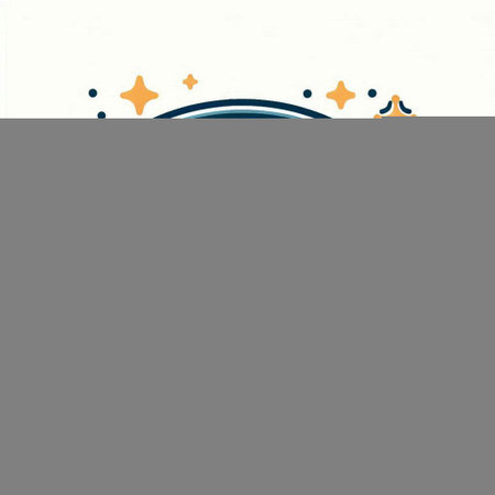 abstract vector illustration of stars on a white background, geometric shapesのイラスト素材