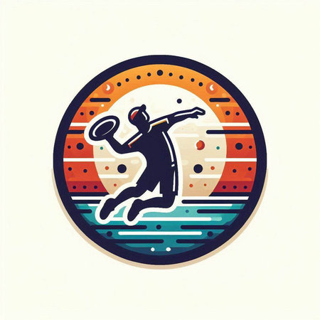 Illustration of a basketball player jumping with ball viewed from the side set inside circle done in retro style.のイラスト素材