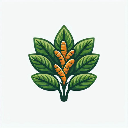 Vector illustration of a green leaf on a white background. Flat style.のイラスト素材