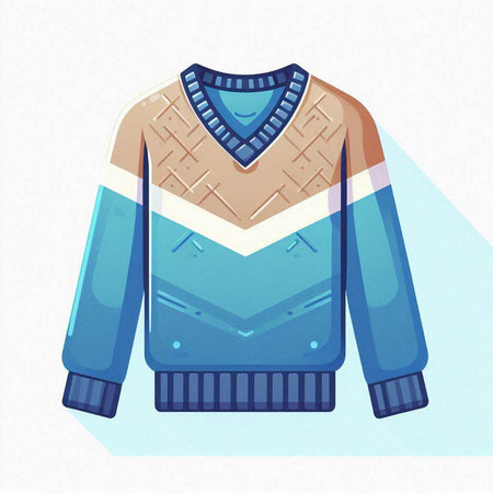 Illustration of an ice hockey sweater on a white background - vectorのイラスト素材