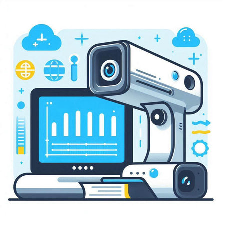 Vector illustration of modern flat design concept of cloud computing, data storage, cloud computing, hosting, server, data center and internet.のイラスト素材