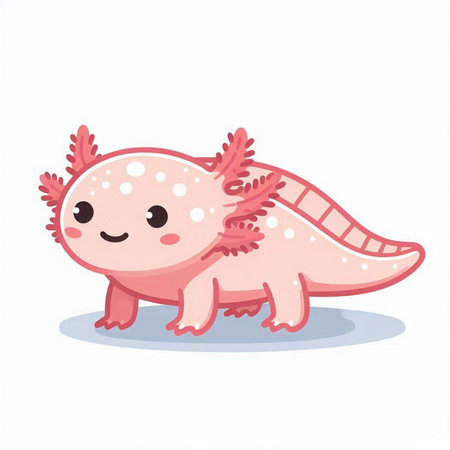 Cute cartoon dinosaur. Vector illustration isolated on a white background.のイラスト素材