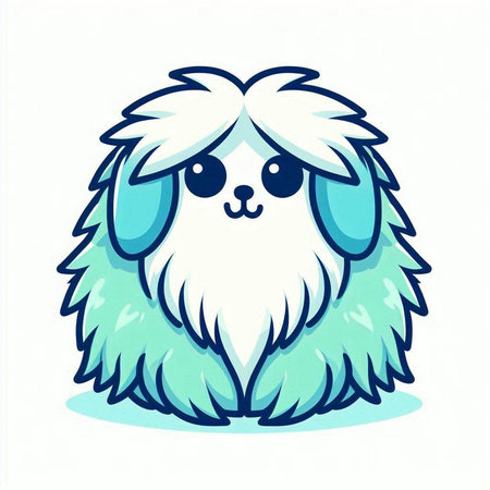 Cute cartoon dog. Vector illustration isolated on a white background.のイラスト素材
