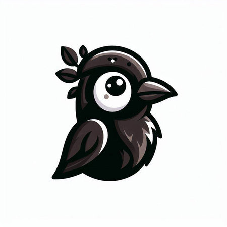 Cute cartoon penguin on a white background. Vector illustration.のイラスト素材