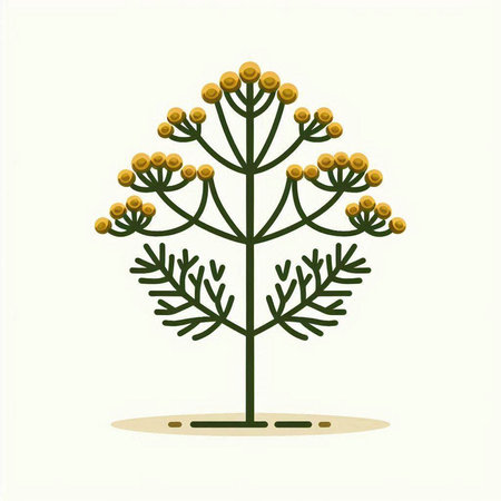 Tree design over white background, vector illustration. Flat design. Nature concept.のイラスト素材