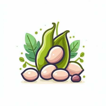 Peanut vector illustration. Peanut vector icon. Peanut vector icon. Peanut icon. Peanut vector iconのイラスト素材