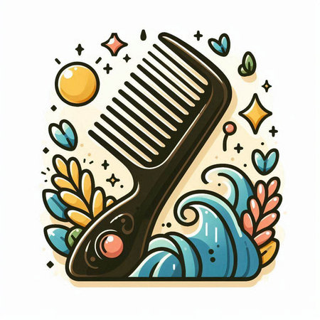 Hair salon, beauty salon, barber shop. Vector illustration.のイラスト素材