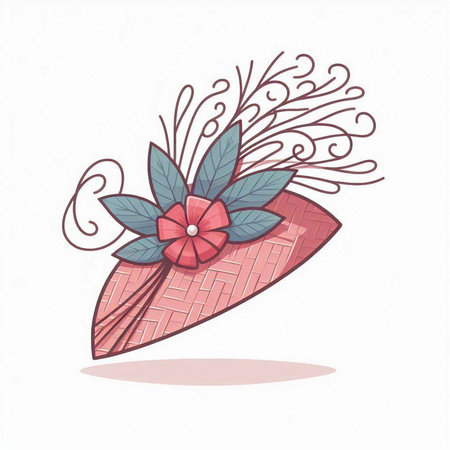 Illustration of a red gift box with a bow on a white backgroundのイラスト素材