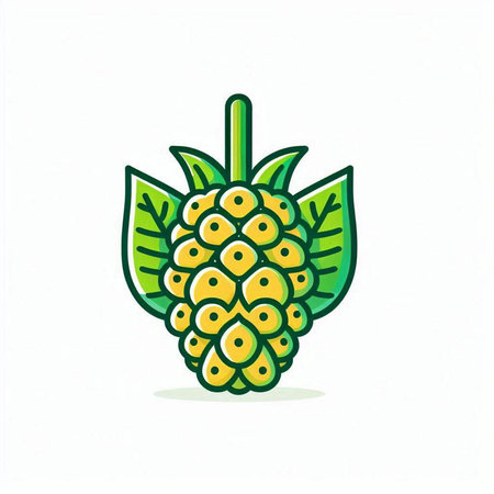 Mulberry fruit icon, vector illustration, eps 10.のイラスト素材