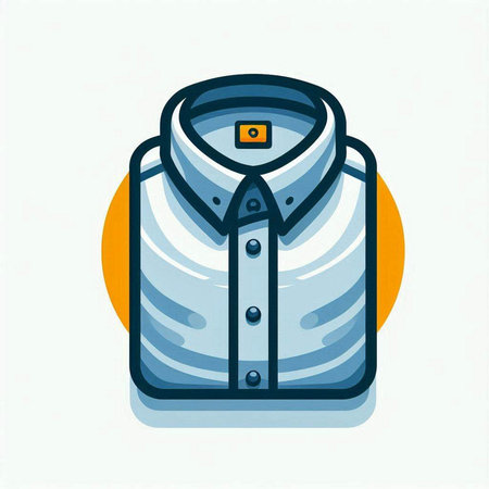 Shirt icon. Vector illustration of a shirt. Flat style.のイラスト素材