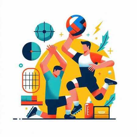 Teamwork concept. Teamwork. Vector illustration in flat style.のイラスト素材