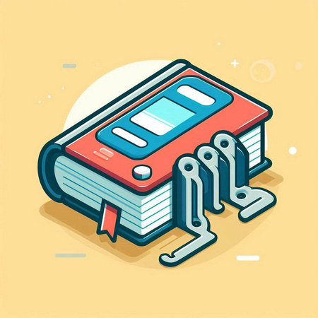 Book icon. Isometric illustration of book vector icon for web designのイラスト素材