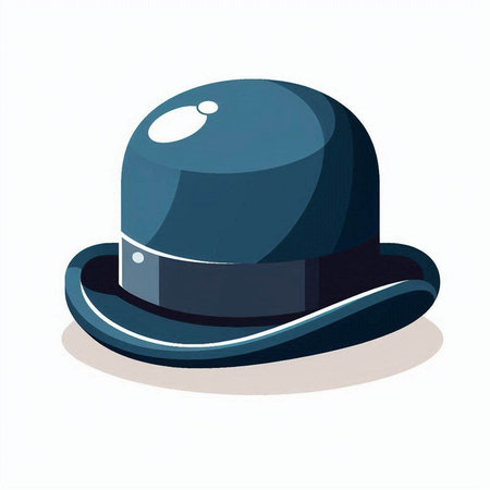 Vector illustration of a hat. Isolated object on a white background.のイラスト素材
